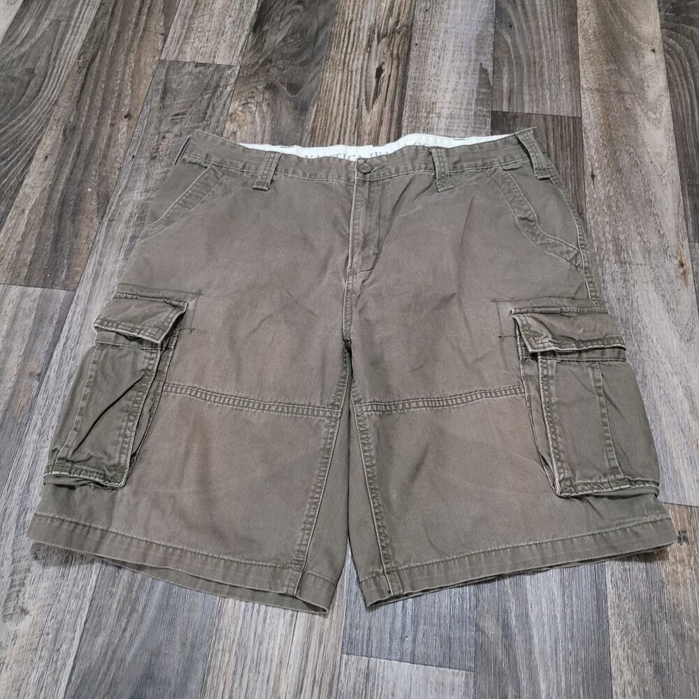 Nautica Jeans C. Y2k baggy‎ loose cargo shorts mens Size 38 11" Inseam